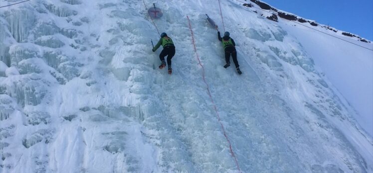 Türkiye Buz Tırmanış Şampiyonası Erzurum'da tamamlandı