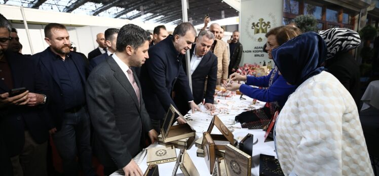 AK Parti Sözcüsü Çelik, Adana'da “Tesbih ve Doğal Taşlar Fuarı”nı ziyaret etti