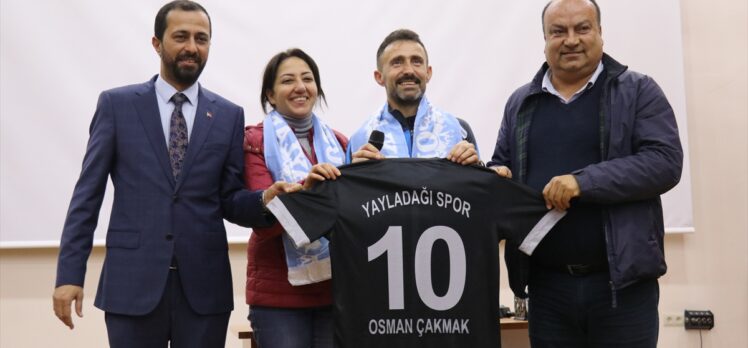 Ampute Futbol Milli Takımı Teknik Direktörü Osman Çakmak, Hatay'da gençlerle buluştu