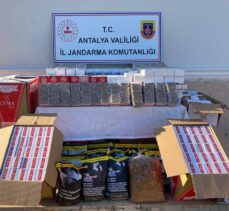 Antalya'da kaçak sigara ve tütün operasyonunda 1 kişi yakalandı