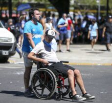 Milyonlarca Arjantinliyi sokağa döken Arjantin Milli Takımı'nın zafer turu yarım kaldı