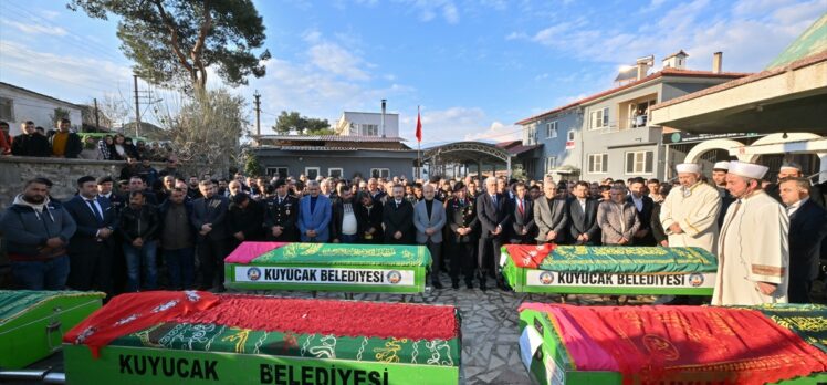 Aydın'da restorandaki patlamada ölen 5 kişi son yolculuklarına uğurlandı