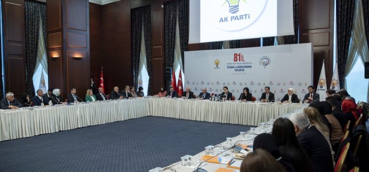 Bakan Yanık, AK Parti Sosyal Politika Birimi Başkanları Toplantısı'nda konuştu:
