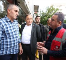 CHP heyeti, Antalya'da selin yaşandığı bölgede incelemede bulundu