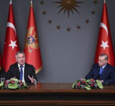 Cumhurbaşkanı Erdoğan, Karadağ Cumhurbaşkanı Djukanovic ile ortak basın toplantısında konuştu: