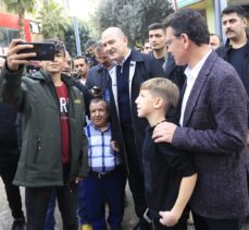 İçişleri Bakanı Süleyman Soylu, Kumluca'da incelemelerde bulundu