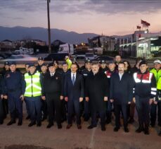Kocaeli Valisi Yavuz, yılbaşı nöbetindeki personeli ziyaret etti