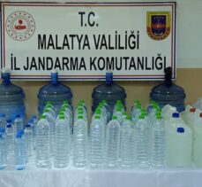 Malatya'da yılbaşı öncesi piyasaya sahte içki sürmek isteyen 8 kişi yakalandı