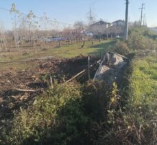 Samsun'da sulama kanalına devrilen otomobildeki karı koca yaralandı