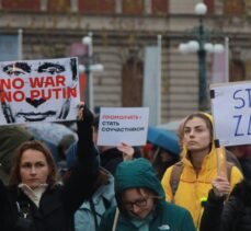 Sırbistan'da “Ukrayna'ya barış, Rusya'ya özgürlük” gösterisi düzenlendi