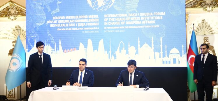 Türk Devletleri Teşkilatı diasporadan sorumlu kurum başkanları Bakü'de buluştu