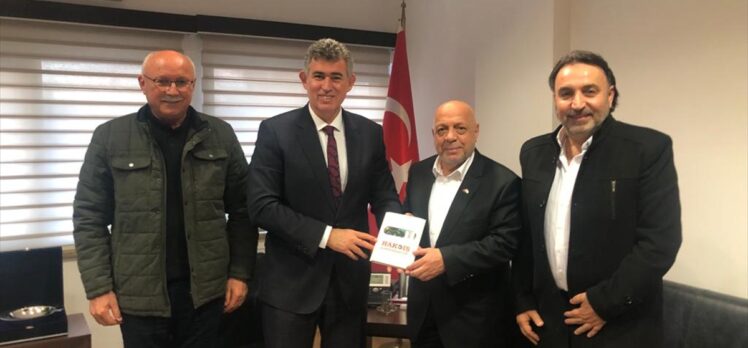 Türkiye'nin Lefkoşa Büyükelçisi Feyzioğlu, HAK-İŞ Genel Başkanı Arslan'ı kabul etti