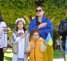 Adana'da yaşayan Ukraynalılar, ülkelerinin “Birlik Günü”nü kutladı