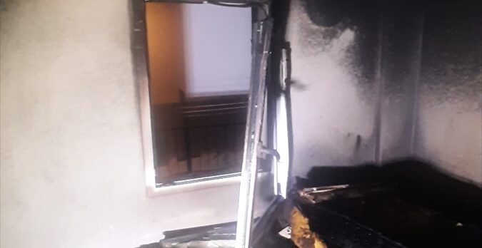 Bodrum'da evde çıkan yangında 2 kişi yaralandı