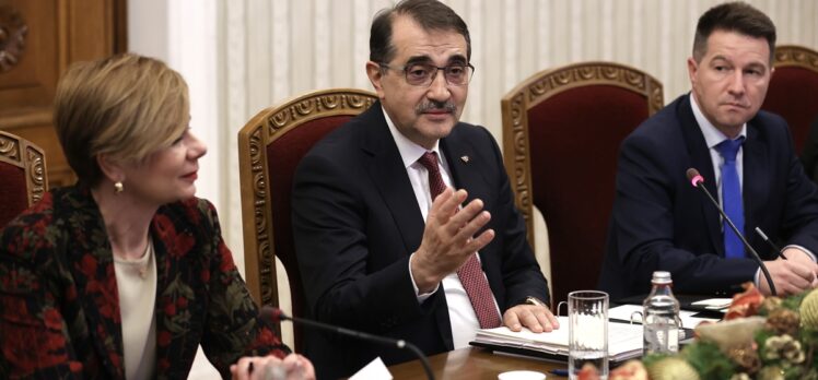Bulgaristan Cumhurbaşkanı Radev, Enerji ve Tabii Kaynaklar Bakanı Dönmez’i kabul etti