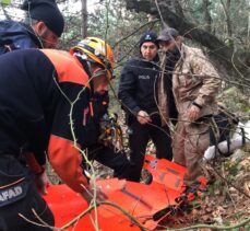 Bursa'da ormanlık alanda ayağı burkularak mahsur kalan kişiye ekipler ulaştı