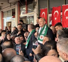 İçişleri Bakanı Soylu, Sinop'un Durağan ilçesinde halka hitap etti: