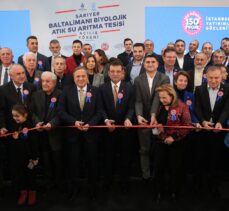 İSKİ Baltalimanı Biyolojik Atık Su Arıtma Tesisi törenle açıldı