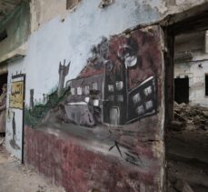 Kadın grafiti sanatçısı Hamıd, İdlib'de çizimleriyle savaş mağdurlarının sesi oluyor