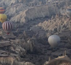 Kapadokya'da geçen yıl 662 bin turist balon turuna katıldı
