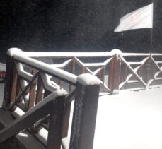 Karabük'ün yüksek kesimlerinde kar yağışı başladı