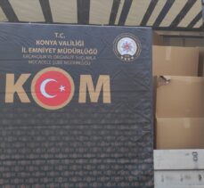 Konya'da 4 milyon 375 bin doldurulmuş makaron ele geçirildi