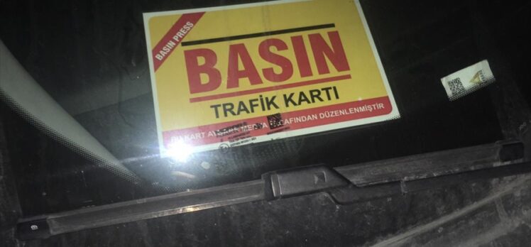 Konya'da sahte basın kartı bulunan araçtaki 2 şüpheli gözaltına alındı