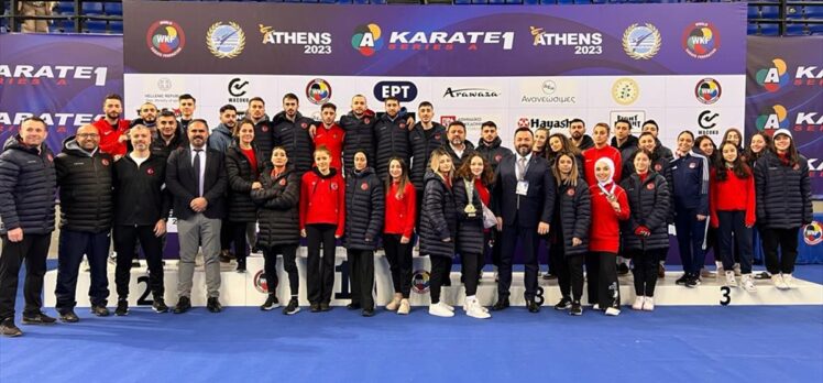 Milli karateciler Atina'da 6 bronz madalya kazandı