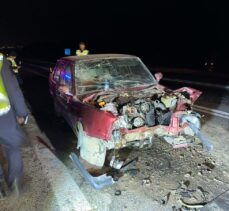 Sakarya'da kamyona çarpan otomobildeki kadın öldü