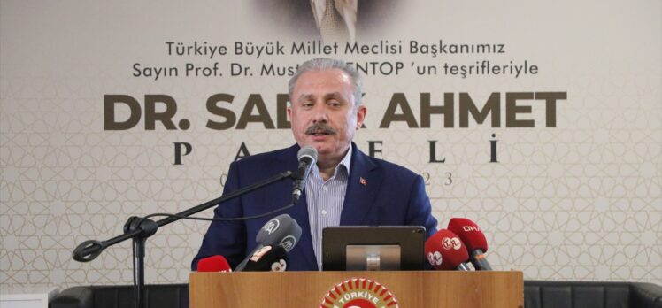 TBMM Başkanı Şentop, Edirne'de Dr. Sadık Ahmet Paneli'nde konuştu: