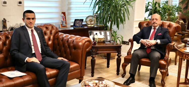 TİSK Başkanı Akkol, Çalışma ve Sosyal Güvenlik Bakanı Bilgin ile görüştü