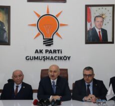 Ulaştırma ve Altyapı Bakanı Karaismailoğlu, Amasya'da konuştu: