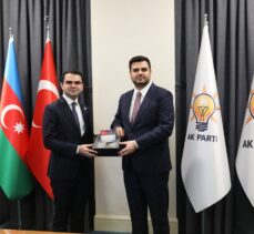 Yeni Azerbaycan Partisi Gençler Birliği heyetinden AK Parti'ye ziyaret