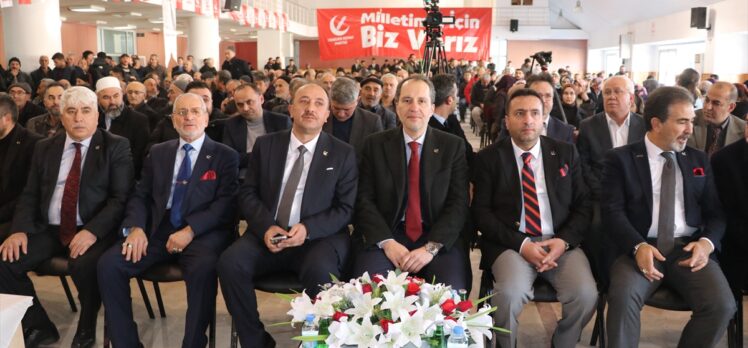 Yeniden Refah Partisi Genel Başkanı Erbakan Yozgat'ta partililerle buluştu