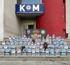 Adana'da 565 litre sahte içki ele geçirildi