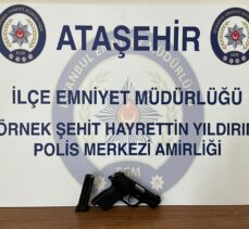 Ataşehir'de trafikte silahla İETT sürücüsünü tehdit eden şüpheli yakalandı