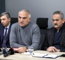 Bakanlar Ersoy ile Özer, Malatya'da depreme ilişkin açıklamalarda bulundu
