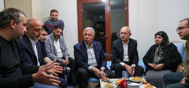 CHP Genel Başkanı Kılıçdaroğlu'ndan Ankara'daki depremzedeleri ziyaret
