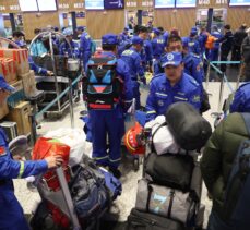 Çinli arama kurtarma ekibi törenle ülkesine uğurlandı