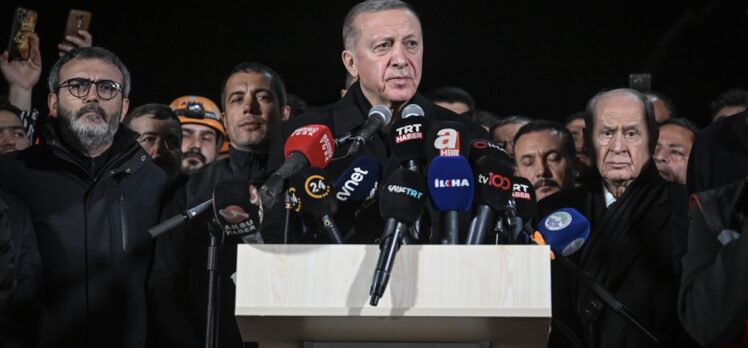 Cumhurbaşkanı Erdoğan ve MHP Genel Başkanı Bahçeli Kahramanmaraş'ta konuştu: