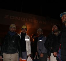 Enkaz altında kalanlara umut olan Zonguldaklı madencilerden bazıları kente döndü