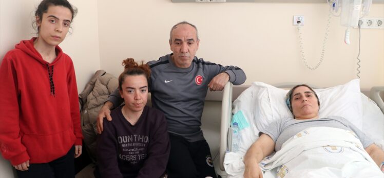 Enkazdan kardeşleri tarafından kurtarılan Hataylı depremzedenin tedavisi Edirne'de sürüyor