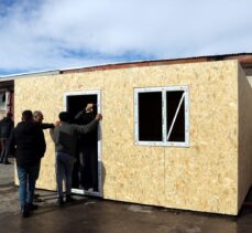 Erzurum'un Aziziye Belediyesi deprem bölgesinde prefabrik evlerden mahalle kuracak