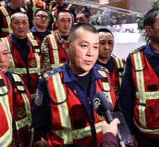 Kırgız arama kurtarma ekibi İstanbul Havalimanı'ndan ülkesine uğurlandı