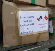 Meksika'dan Türkiye'deki depremzedeler için 140 ton yardım malzemesi yollandı