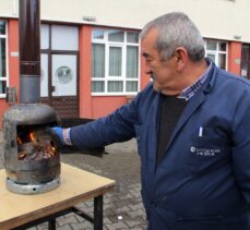 Sinop'ta kullanılmayan boş tüpler depremzedeler için sobaya dönüştürülüyor