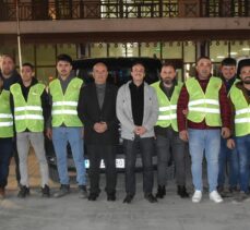 Sinop'tan gönüllü 14 sıhhi tesisat ustası deprem bölgesine uğurlandı