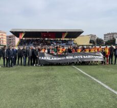 Tekirdağ'da depremzedeler yararına dostluk maçı yapıldı
