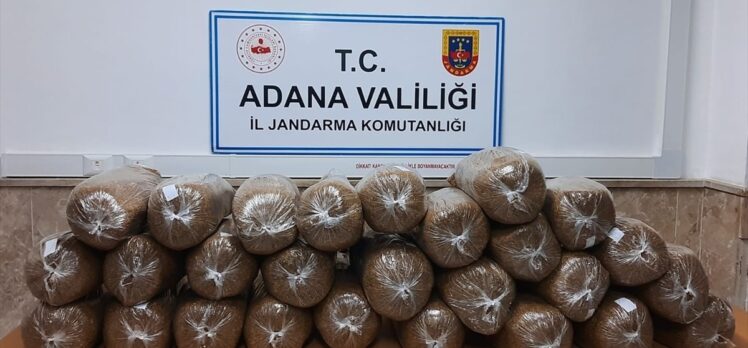 Adana'da 900 kilogram kaçak tütün ele geçirildi
