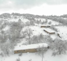 Bilecik'in yüksek kesimlerinde kar etkili oldu